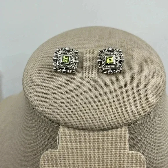 Rare Jennifer Cary 925 Silver Gemstone Earrings & Pendants Set - Picture 1 of 15